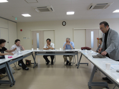 松島医療生協の名雪理事長はじめ常務理事の皆さんのご意見を伺いました